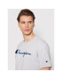 Champion Тишърт Big Script Logo 216547 Сив Comfort Fit - Pepit.bg