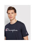 Champion Тишърт Big Script Logo 216547 Тъмносин Regular Fit - Pepit.bg