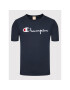 Champion Тишърт Big Script Logo 216547 Тъмносин Regular Fit - Pepit.bg