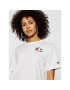 Champion Тишърт C Patch 112651 Бял Oversize - Pepit.bg