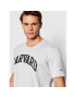 Champion Тишърт College Print 218032 Сив Custom Fit - Pepit.bg