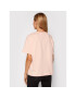 Champion Тишърт Collegiate Logo 114526 Розов Oversize - Pepit.bg