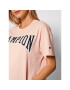 Champion Тишърт Collegiate Logo 114526 Розов Oversize - Pepit.bg
