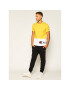 Champion Тишърт Colour Block Wraparound Logo 214208 Жълт Regular Fit - Pepit.bg