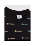 Champion Тишърт Contrast Script Logo 404312 Черен Regular Fit - Pepit.bg