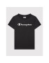 Champion Тишърт Contrast Script Logo 404541 Черен Regular Fit - Pepit.bg