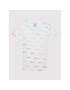 Champion Тишърт Contrast Stript Logo 404312 Бял Regular Fit - Pepit.bg