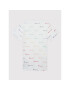 Champion Тишърт Contrast Stript Logo 404312 Бял Regular Fit - Pepit.bg