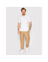 Champion Тишърт Embroidered Script Logo 217813 Бял Regular Fit - Pepit.bg