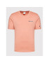 Champion Тишърт Embroidered Script Logo 217813 Розов Comfort Fit - Pepit.bg
