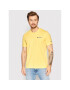 Champion Тишърт Embroidered Script Logo 217813 Жълт Regular Fit - Pepit.bg