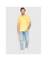 Champion Тишърт Embroidered Script Logo 217813 Жълт Regular Fit - Pepit.bg