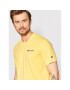 Champion Тишърт Embroidered Script Logo 217813 Жълт Regular Fit - Pepit.bg