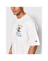 Champion Тишърт Graphic 217270 Бял Regular Fit - Pepit.bg