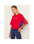 Champion Тишърт Logo 113345 Червен Oversize - Pepit.bg