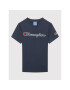 Champion Тишърт Logo 305770 Тъмносин Regular Fit - Pepit.bg