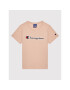 Champion Тишърт Logo Script 404231 Розов Regular Fit - Pepit.bg