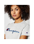 Champion Тишърт Script Logo 110992 Сив Heritage Fit - Pepit.bg