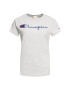 Champion Тишърт Script Logo 110992 Сив Regular Fit - Pepit.bg