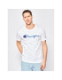 Champion Тишърт Script Logo 210972 Бял Regular Fit - Pepit.bg