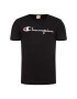Champion Тишърт Script Logo 210972 Черен Regular Fit - Pepit.bg