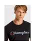 Champion Тишърт Script Logo 217814 Черен Regular Fit - Pepit.bg