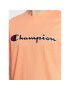 Champion Тишърт Script Logo Embroidery 218007 Оранжев Regular Fit - Pepit.bg