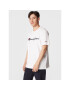 Champion Тишърт Script Logo Emroidery 218007 Бял Regular Fit - Pepit.bg