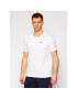 Champion Тишърт Small C Logo 214674 Бял Custom Fit - Pepit.bg