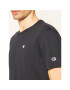 Champion Тишърт Small C Logo 214674 Тъмносин Custom Fit - Pepit.bg