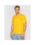 Champion Тишърт Small Script Logo 215940 Жълт Comfort Fit - Pepit.bg