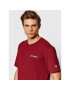 Champion Тишърт Small Script Logo 216480 Бордо Regular Fit - Pepit.bg