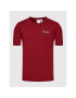 Champion Тишърт Small Script Logo 216480 Бордо Regular Fit - Pepit.bg