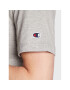 Champion Тишърт Small Script Logo Embroidery 218006 Сив Regular Fit - Pepit.bg