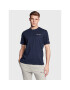 Champion Тишърт Small Script Logo Embroidery 218006 Тъмносин Regular Fit - Pepit.bg