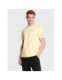 Champion Тишърт Small Script Logo Embroidery 218006 Жълт Regular Fit - Pepit.bg