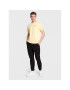 Champion Тишърт Small Script Logo Embroidery 218006 Жълт Regular Fit - Pepit.bg