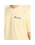 Champion Тишърт Small Script Logo Embroidery 218006 Жълт Regular Fit - Pepit.bg