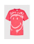 Champion Тишърт SMILEY 50th Anniversary Edition Graffiti Print 115937 Розов Custom Fit - Pepit.bg