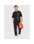 Champion Тишърт Vertical Script Logo 217070 Черен Custom Fit - Pepit.bg
