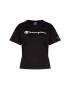 Champion Тишърт Vintage Script Logo 112650 Черен Regular Fit - Pepit.bg