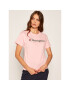 Champion Тишърт Vintage Script Logo 112650 Розов Custom Fit - Pepit.bg