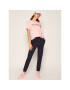 Champion Тишърт Vintage Script Logo 112650 Розов Custom Fit - Pepit.bg