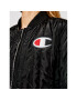 Champion Яке бомбър Textured Cropped 113039 Черен Custom Fit - Pepit.bg