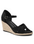 Clara Barson Еспадрили WSS20524-01ECO Черен - Pepit.bg