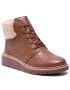 Clarks Боти Leighly Lace 261600714 Кафяв - Pepit.bg