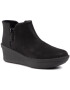 Clarks Боти Step Rose Up 261460074 Черен - Pepit.bg