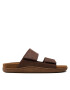 Clarks Чехли Pilton Strap 261658307 Кафяв - Pepit.bg