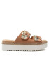 Clarks Еспадрили Lana Beach 26165634 Кафяв - Pepit.bg
