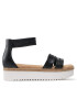 Clarks Еспадрили Lana Glide 261648364 Черен - Pepit.bg